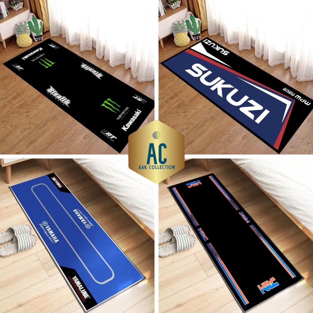 Motorcycle display mat anti slip carpet racing motor carpet honda ...