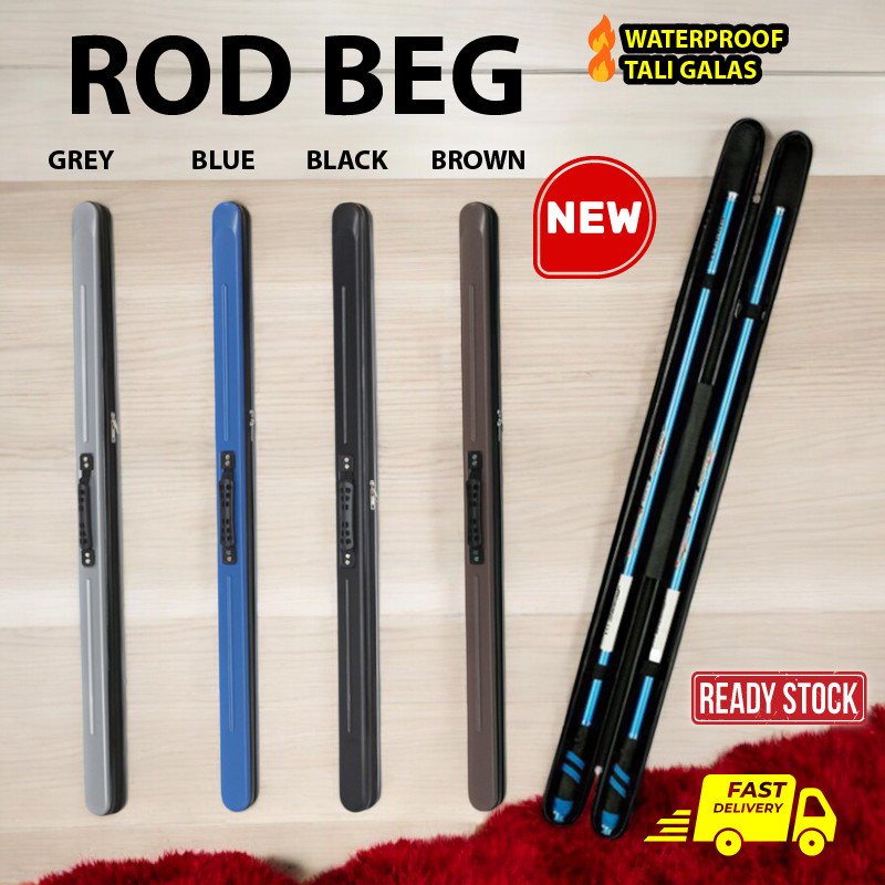 Fishing ROD Case ABS Casing Joran Pancing Hard Case Rod beg 1.25meter ...