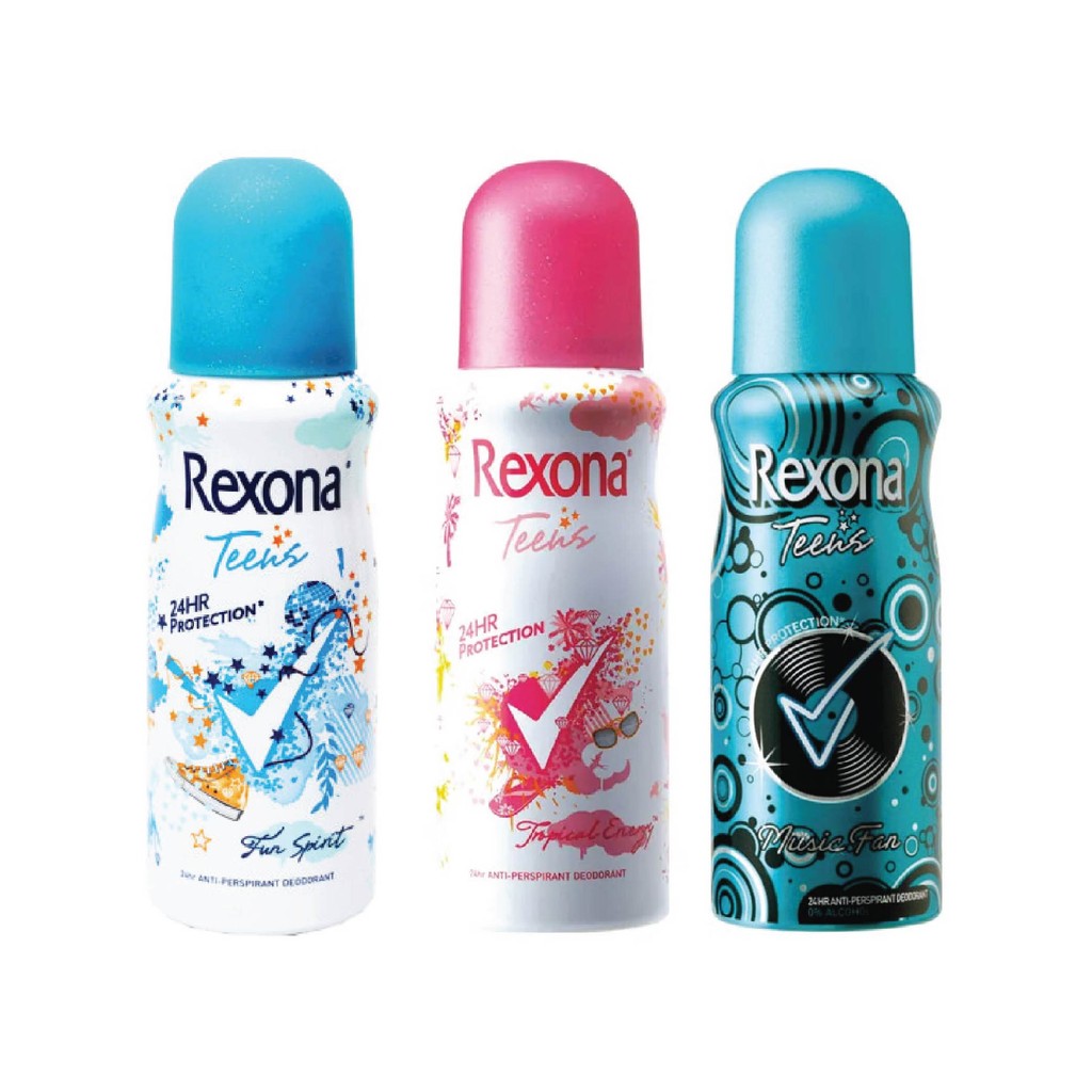 Rexona Teens Deodorant Spray 102ml | Shopee Malaysia