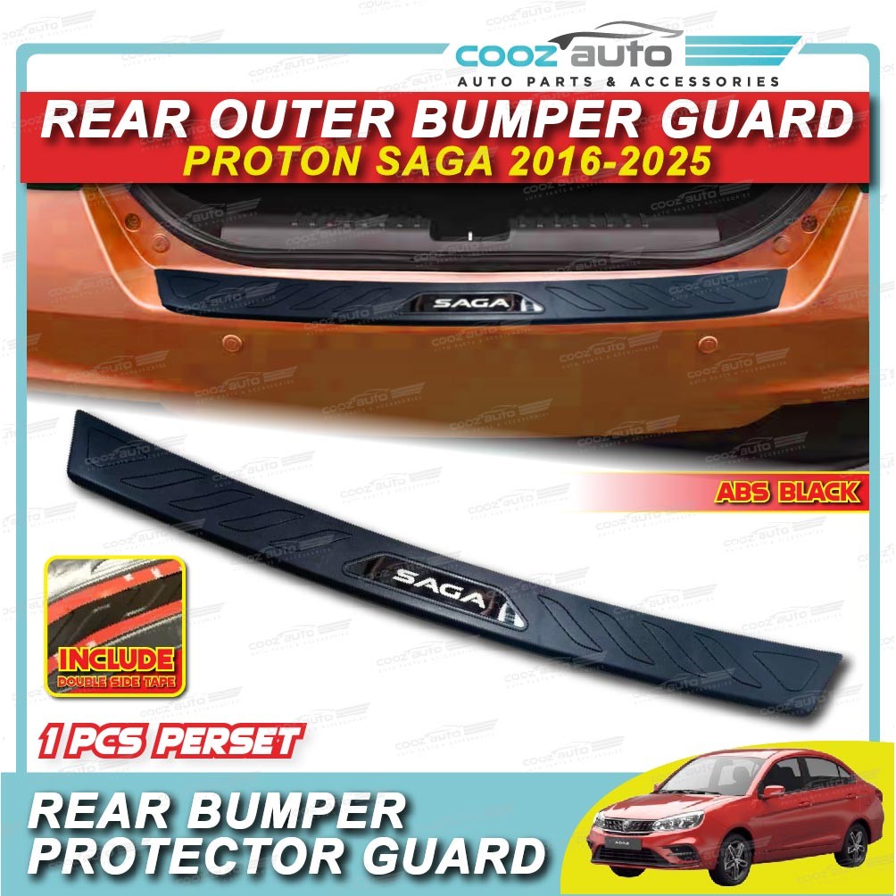 Proton Saga VVT MC1 MC2 2016 - 2025 ABS Rear Bumper Guard Protector ...