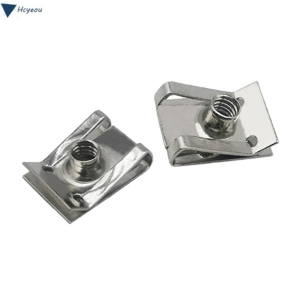 HCYEOU 10pcs U Type Clips, M6 M5 M4 M8 Stainless Steel Reed Nuts ...