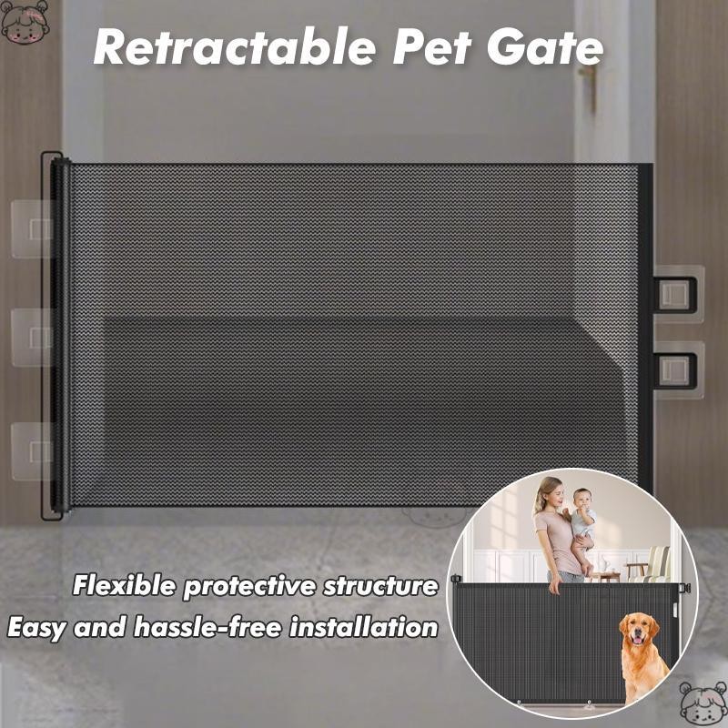 Retractable Baby Gate Dog Retractable Gate Stair Door Partition ...