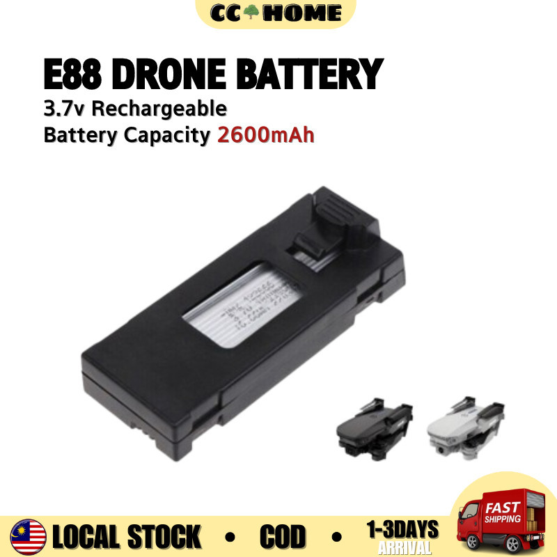 Vert--Batterie Pour Drone Rc 3.7v 1800mah, Accessoires Pour Mini Drone
