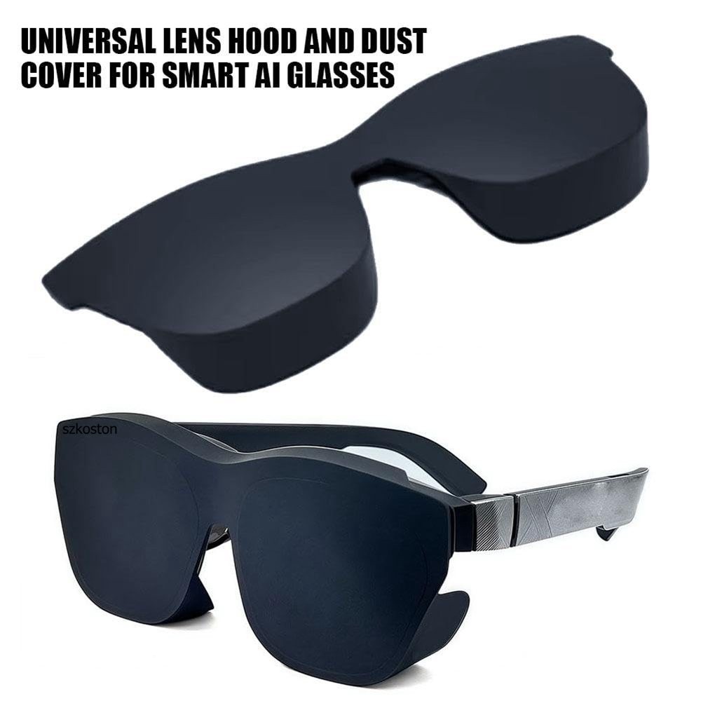 Screen Shade For Xreal One Lens Drop-resistant Protector Cover Bottom Light Shield 3D Printing Sun Hood Black Lightweight Sunshade Screen Shade For Xreal One Lens Drop-resistant Protector Cover Bottom Light Shield 3D Printing Sun Hood Black Lightweight Sunshade