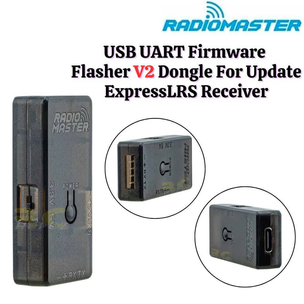 RadioMaster ExpressLRS USB UART Firmware Flasher V2 Dongle For Update ...