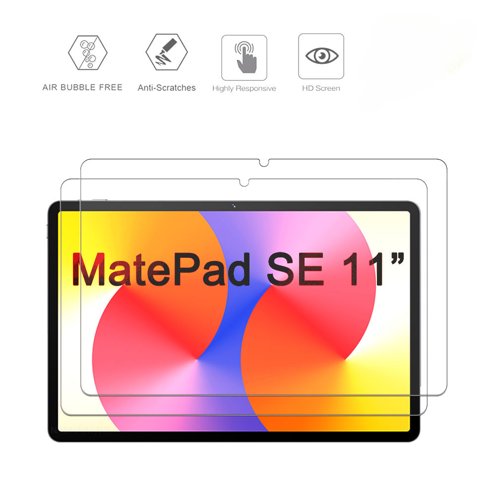 Clear Tempered Glass HD Hard Film Scratch Proof Screen Protector For Huawei MatePad SE 11 inch ...