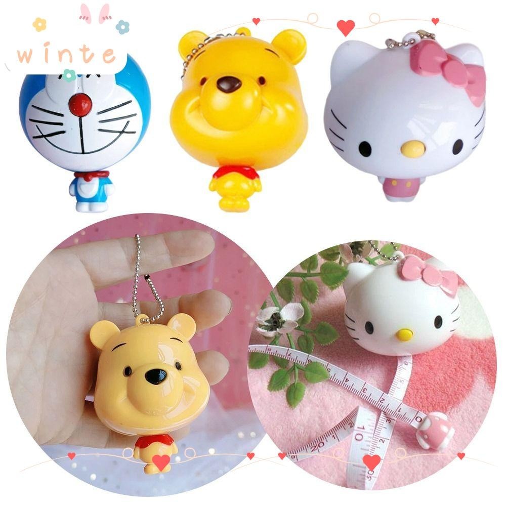 WINTE Self-Telescoping Tape Measure, Cartoon Hello Kitty Doraemon ...