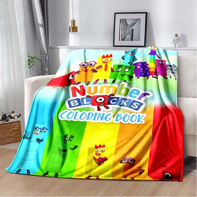 N-Numberblocks-s Cartoon Printed Children's Blanket,Fashion Soft Cozy ...