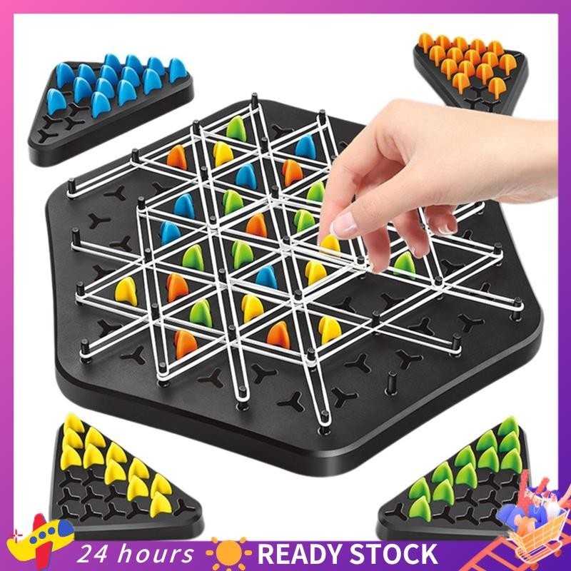 【HOT SALE】 Chain Triangle Game,Chain Chess Board Puzzle Game Chain