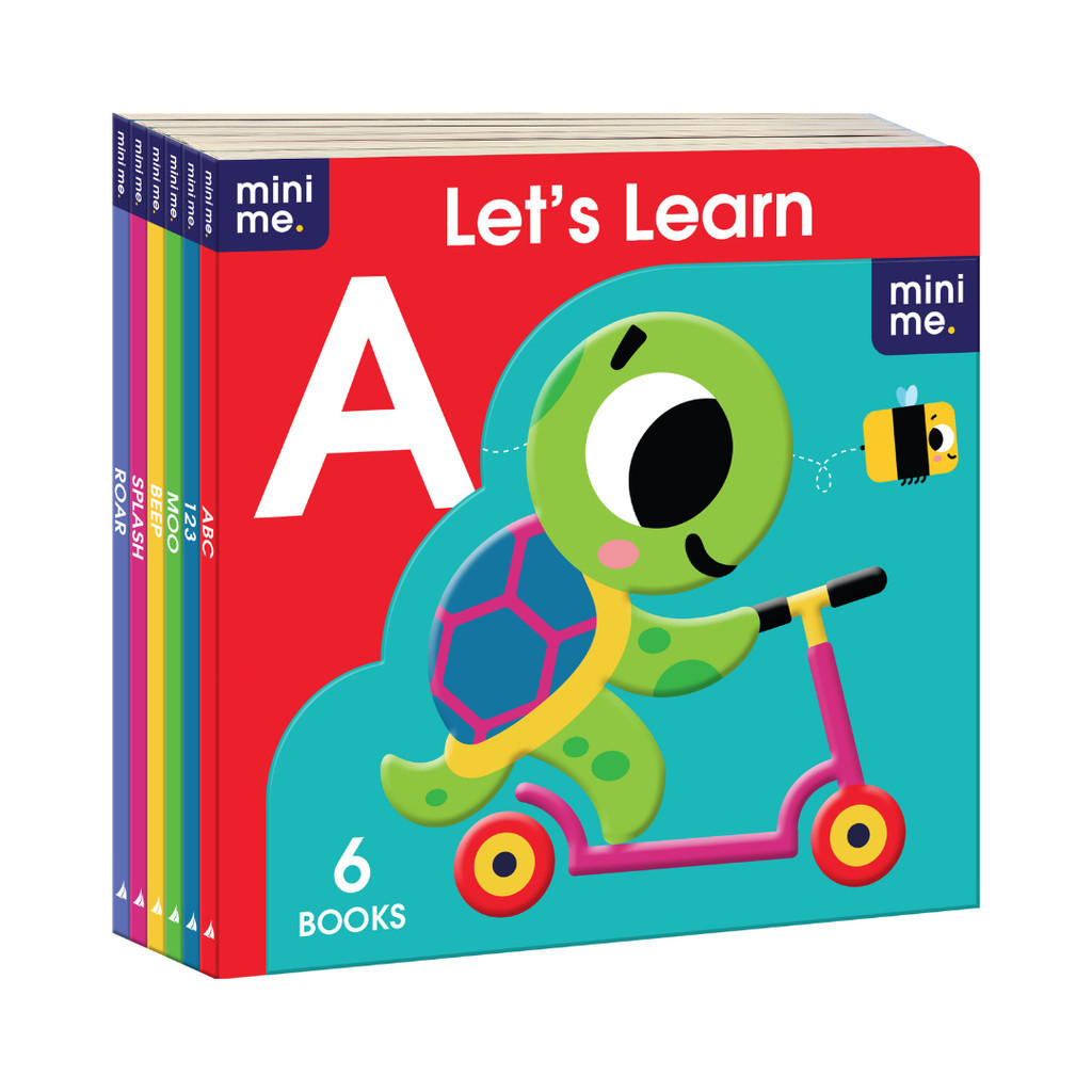 6 Books Lets Learn Mini Me Book Set For Kids To Learn Alphabet ...