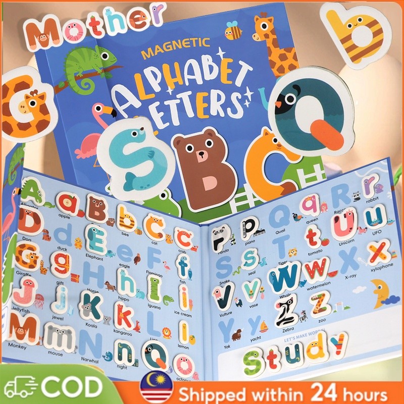 Magnetic Educational Alphabet Game for Learning To Read ABC Word ...