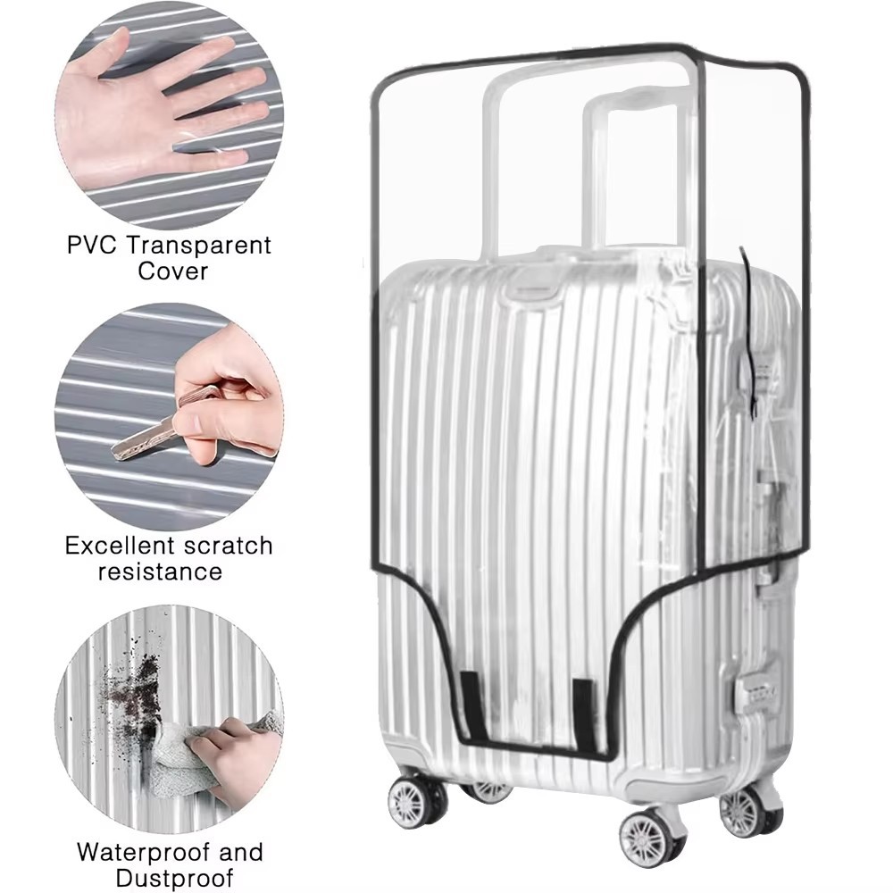 Transparent Luggage Cover Protector Travel Suitcase Luggage Bag Cover ...