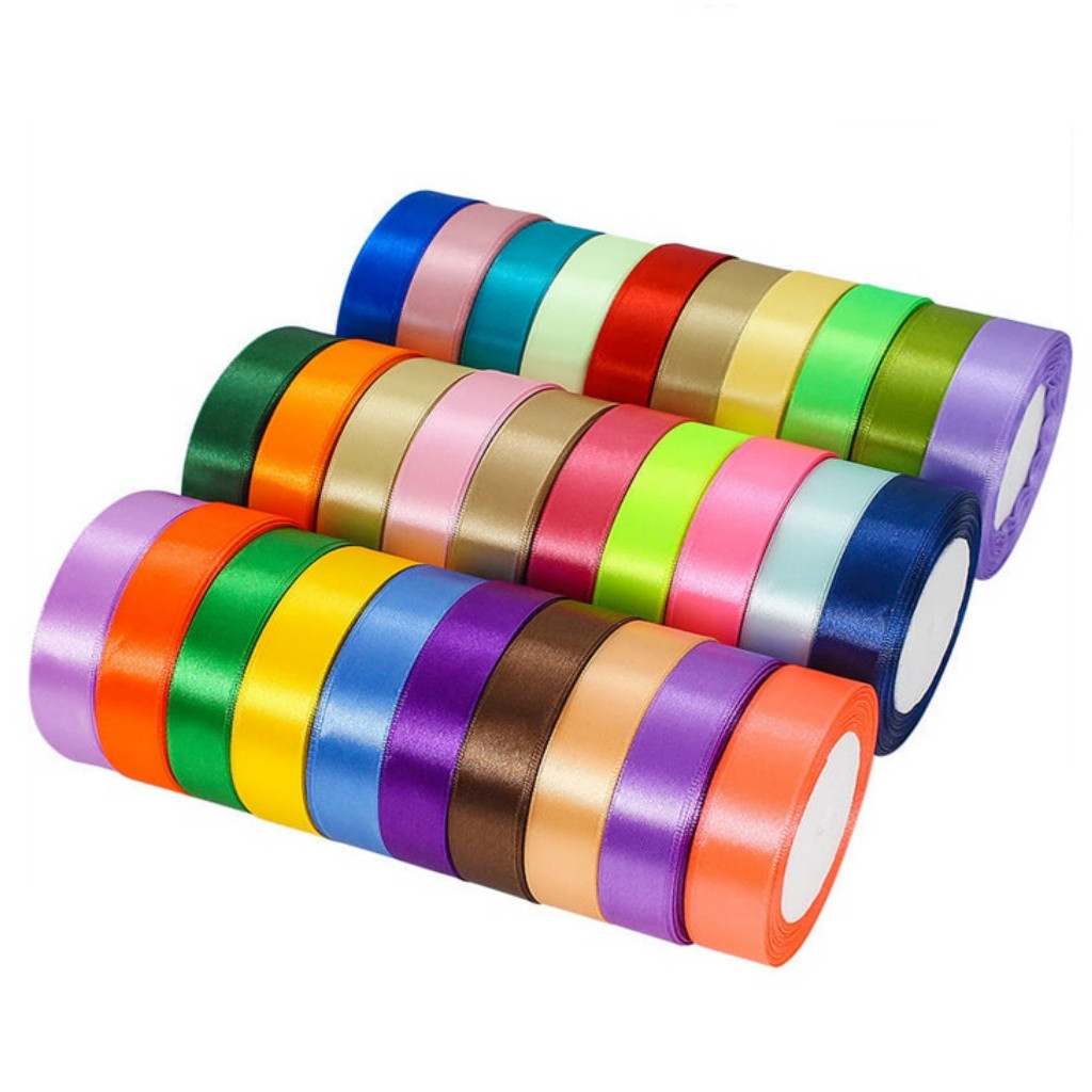 JOY Wrapping Ribbon 2CM (22M) DIY Bow Craft Satin Flower Webbing ...