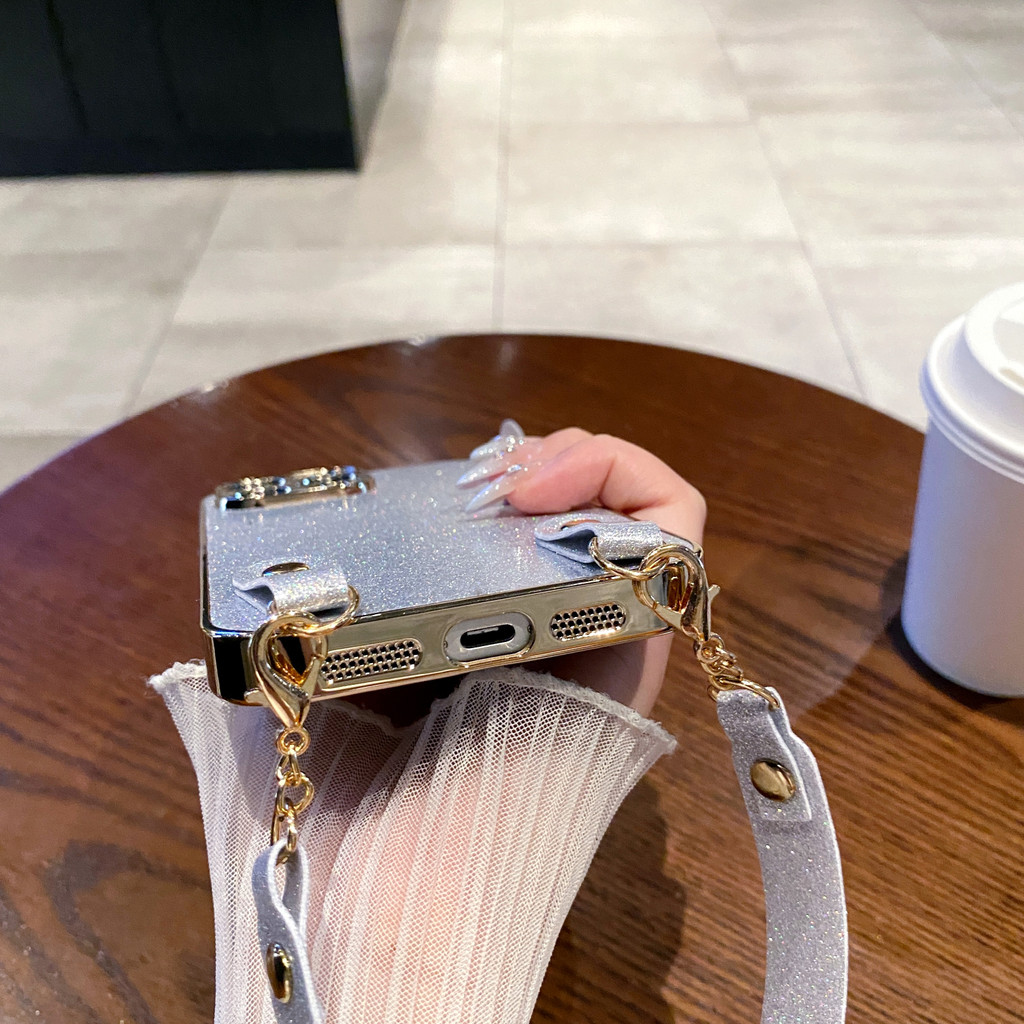 XINYEXIN Transparent Glitter Case For Honor Magic 5 Pro, Women Girls Bling Diamond Phone Case Ultra Thin Slim Portable Shockproof Protective Cover - Rose Gold - View #12