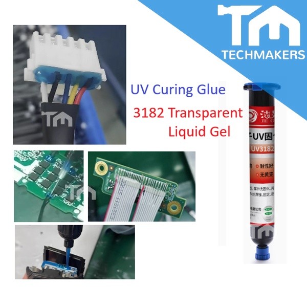 50mL UV Glue Ultraviolet Light Curing Glue UV 3S Quick-drying Solder Mask Transparent Silicone Sealant Clear Liquid