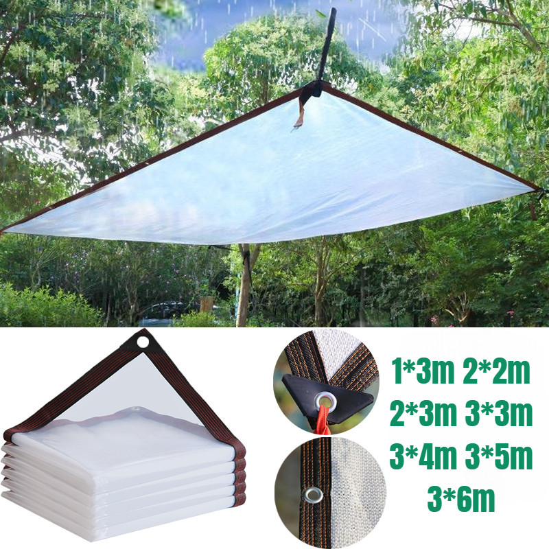 Plastic PE Film Transparent Rainproof Shade Cloth Roof Waterproofing ...