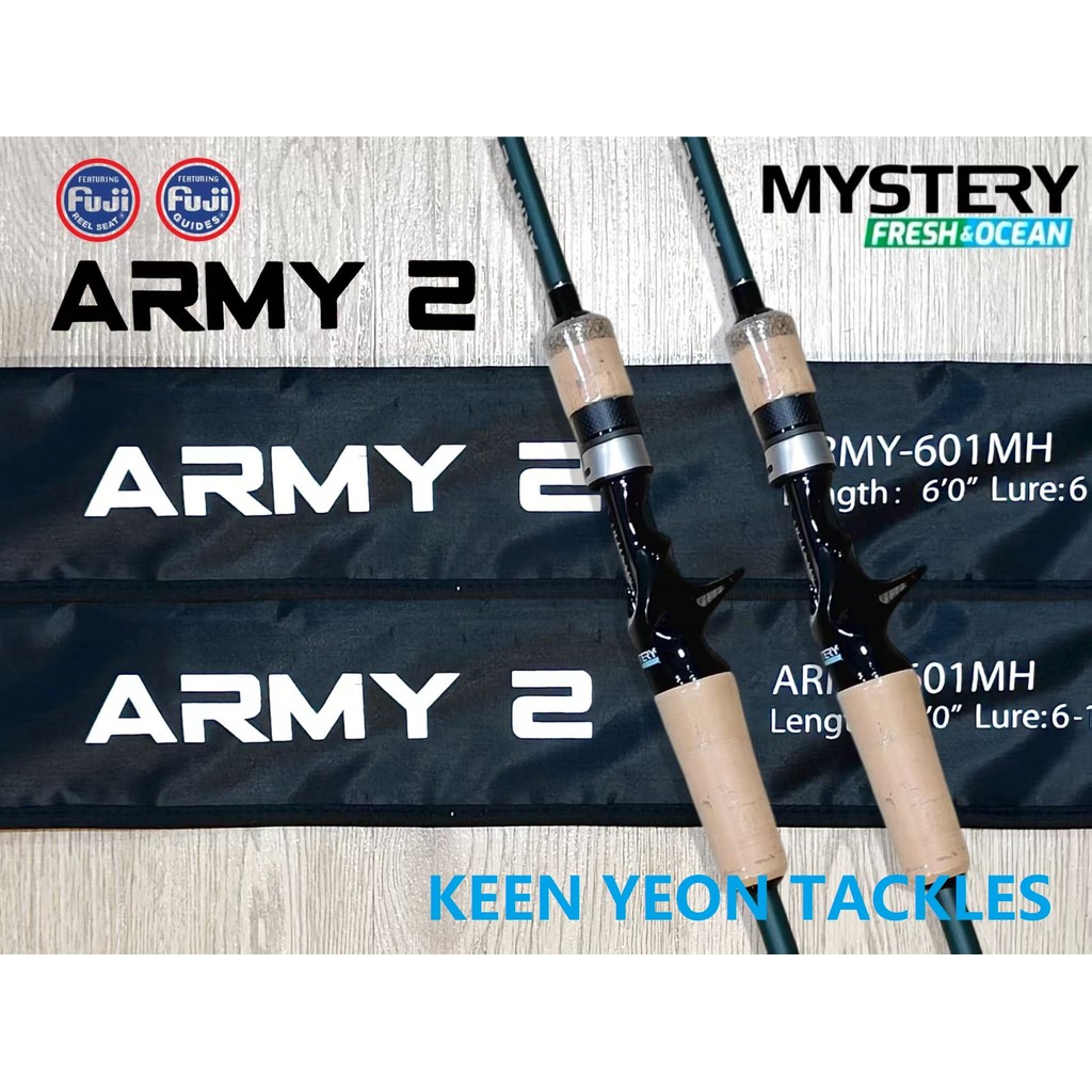JORAN PANCING MYSTERY ARMY II FISHING ROD ( BAITCASTING ) | Shopee Malaysia