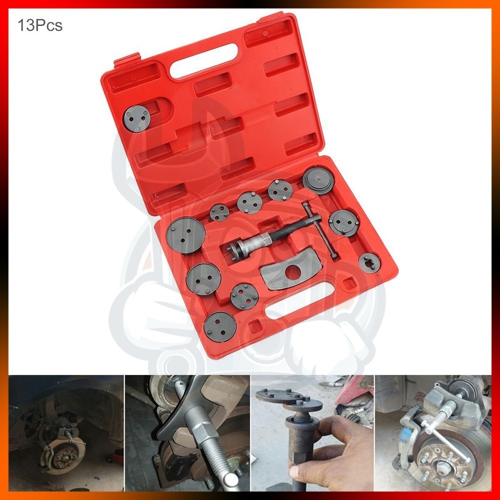 13pcs Car Disc Brake Caliper Piston Rewind Tool Wind Back
