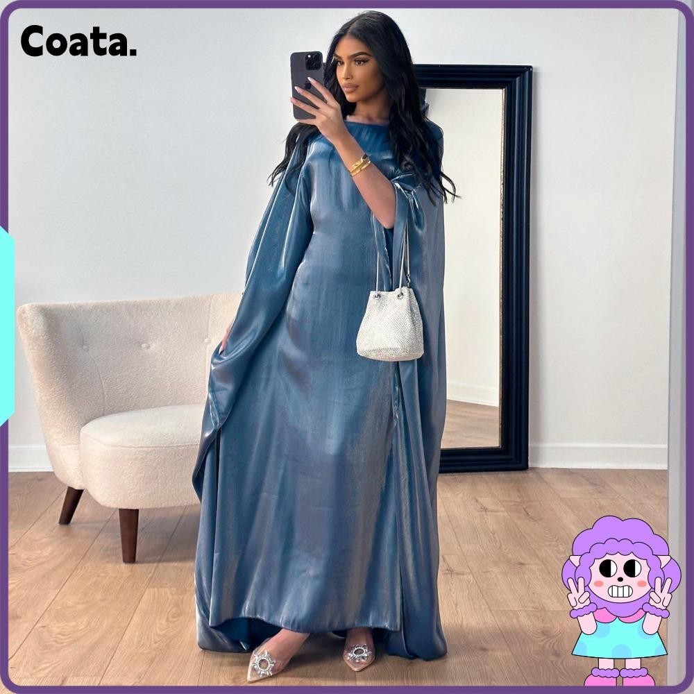 COATA Muslim Maxi, Shiny Batwing Marocain Robe, Summer Abaya Dubai ...