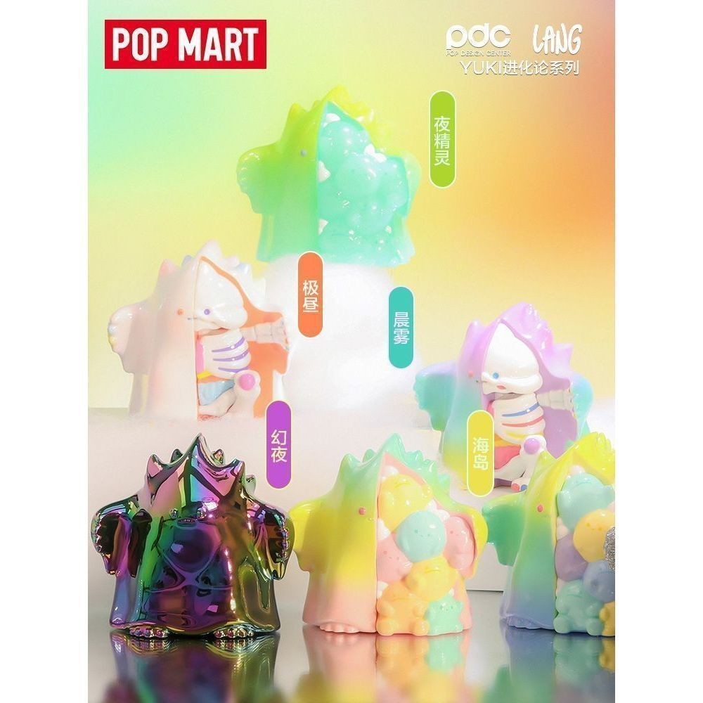 P POPMART POPMART Genuine YUKI Evolution Theory Series Mystery Box Set ...