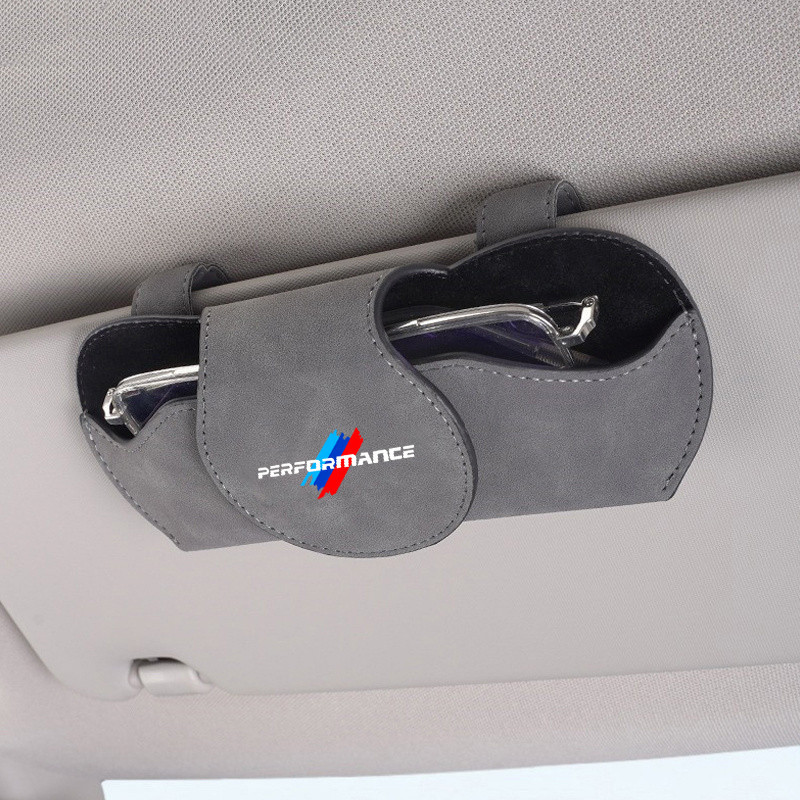 Car Glasses Case Sunglasses Storage Box Clip For M Performance BMW F20 ...