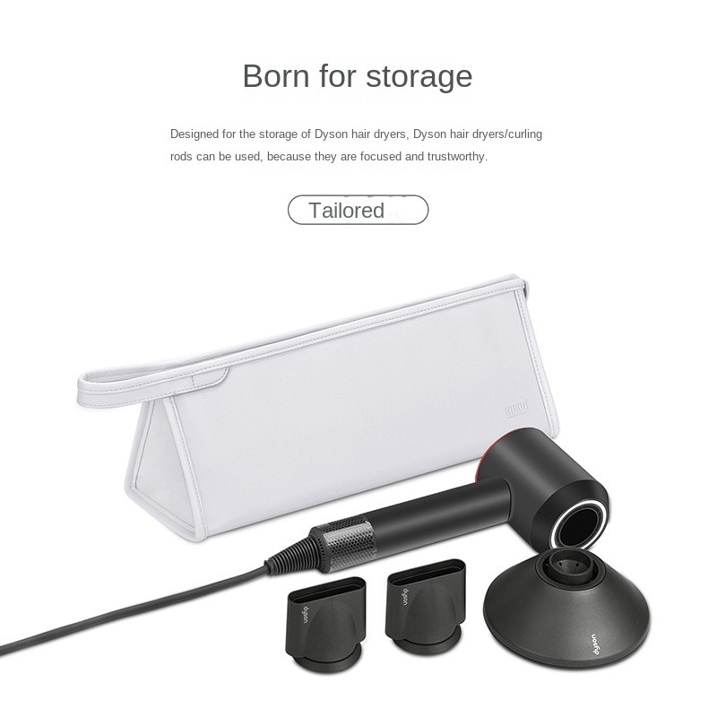 Pu Leather Travel Case Compatible with Dyson Airwrap Styler, Portable  Waterproof Dyson Airwrap Travel Organizer Storage Bag for Shark FlexStyle 