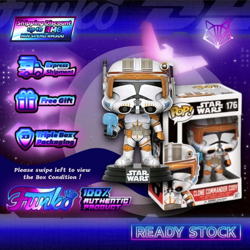 🦊[ Ready Stock ]🦊 Funko Pop ! Star Wars Clone Commander Cody