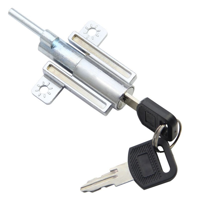 Steel Computer Desk Drawer Lock Tin Desk Triple Chain Linkage Lock One ...