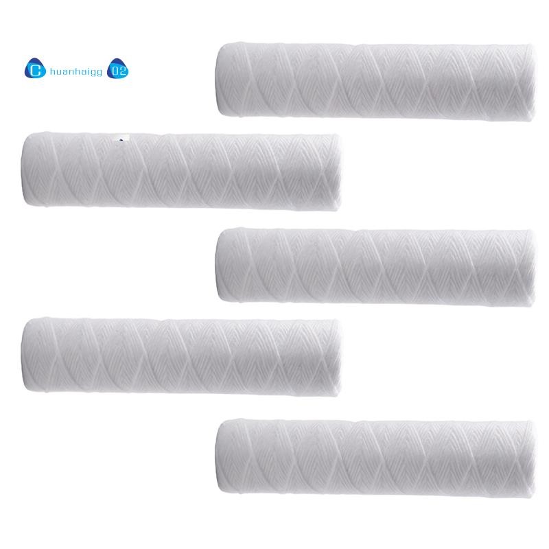 5 Micrometre 10 x 2.5 Inch String Wound Sediment Water Filter Whole ...