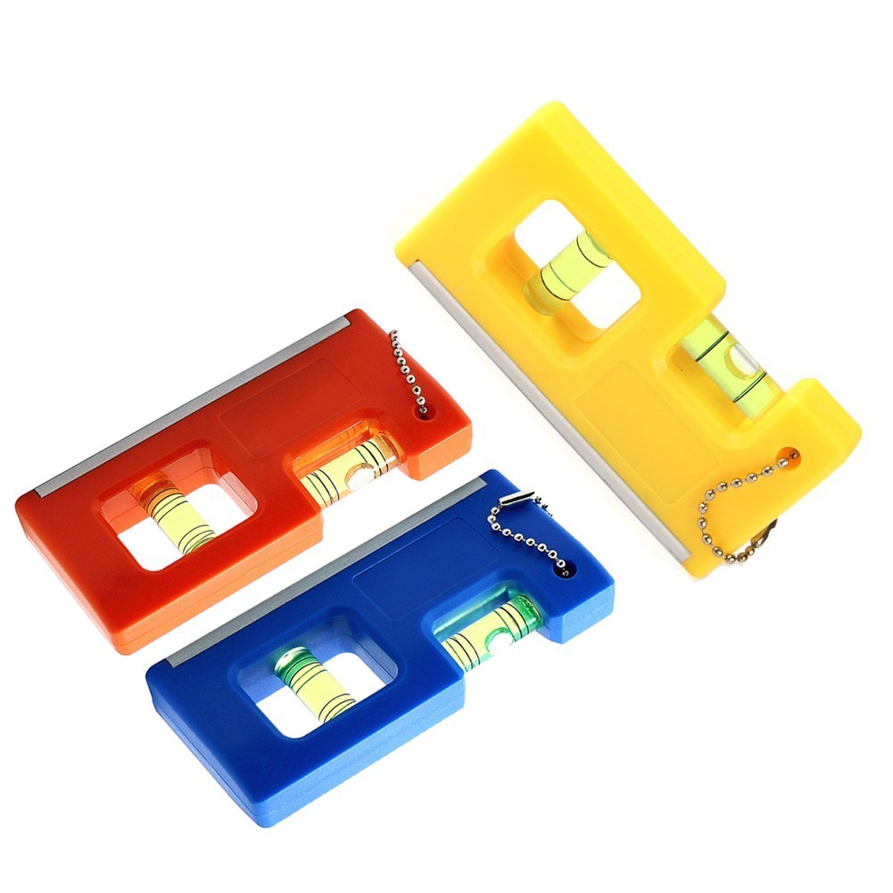 FSFO| 1PC Plastic T-type Level Bubble Blue Orange Color Acrylic level ...