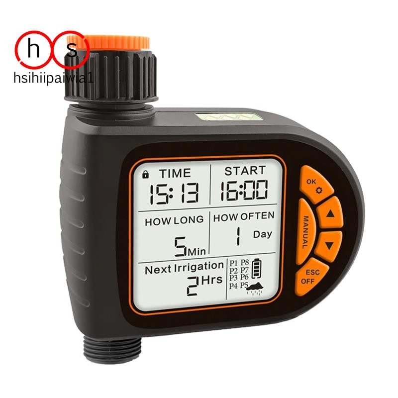 New LCD Display Water Timer Waterproof IP65 Home Garden Irrigation ...