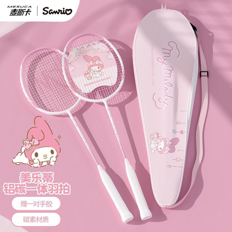 Mesuca/Mesuca Carbon Badminton Racket Sanrio Co-Branded Melody Children ...