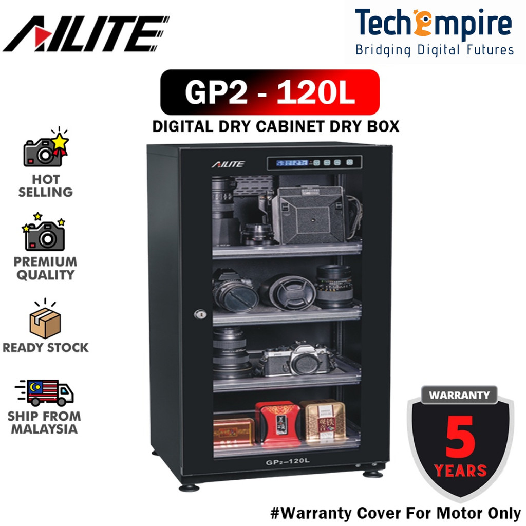 AILITE GP2-120L GP2 120L DRY Cabinet DRY Box True Electronic Moisture ...