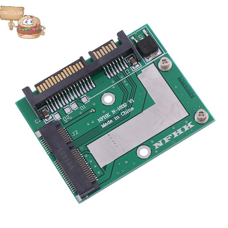 sun mSATA SSD to 2.5'' SATA 6.0gps adapter converter card module board ...