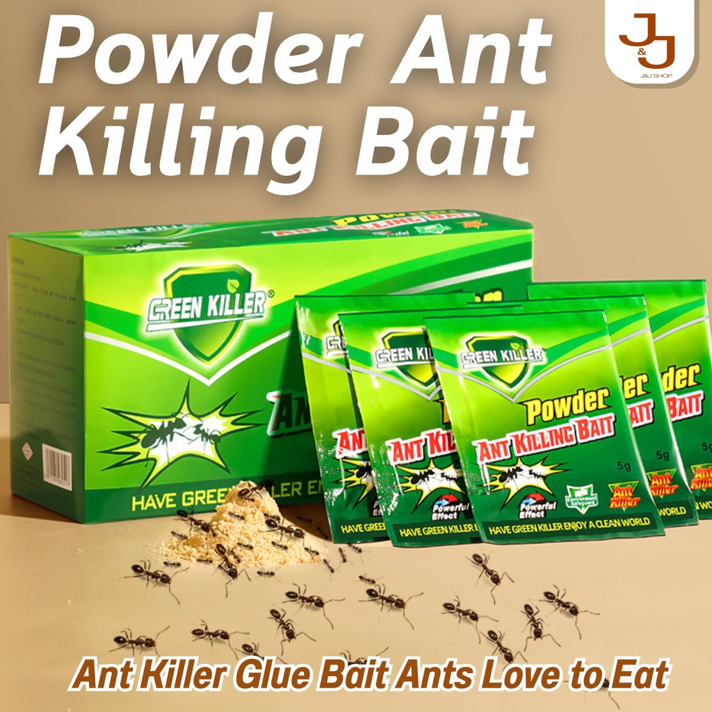 Ants Bait Powder Semut Kawalan Serangga Cockroach Powder Pest Repellent ...