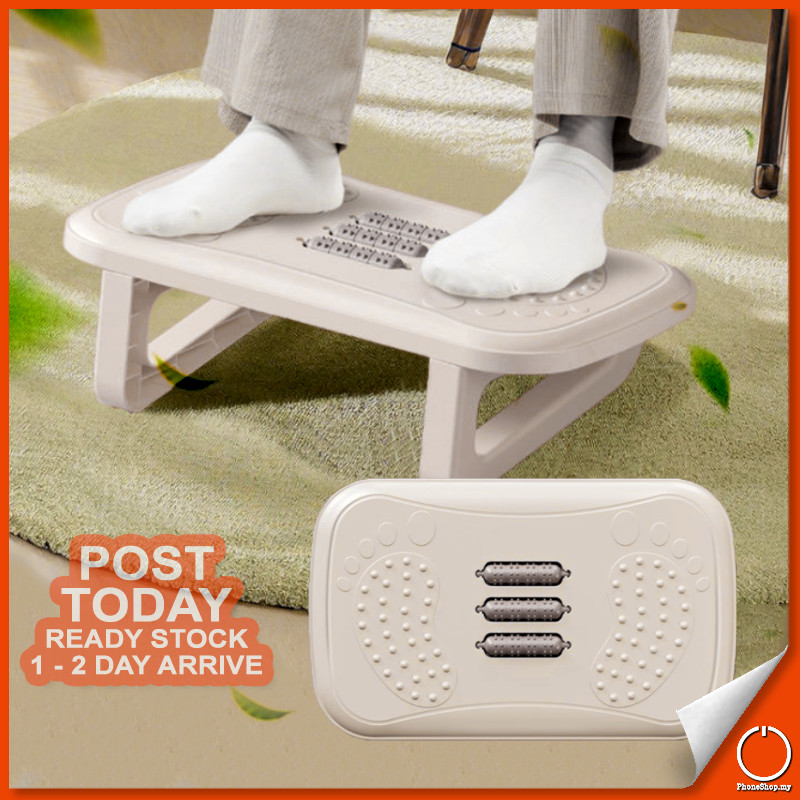 𝐏𝐄𝐍𝐉𝐀𝐆𝐀 𝐏𝐎𝐒𝐓𝐔𝐑 Ergonomic Foot Rest Stool Non Slip Under Desk Footstool ...