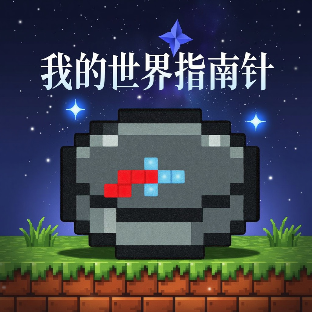 MC Minecraft Pixel Toy Model Charging Compass Pendant Can Display ...