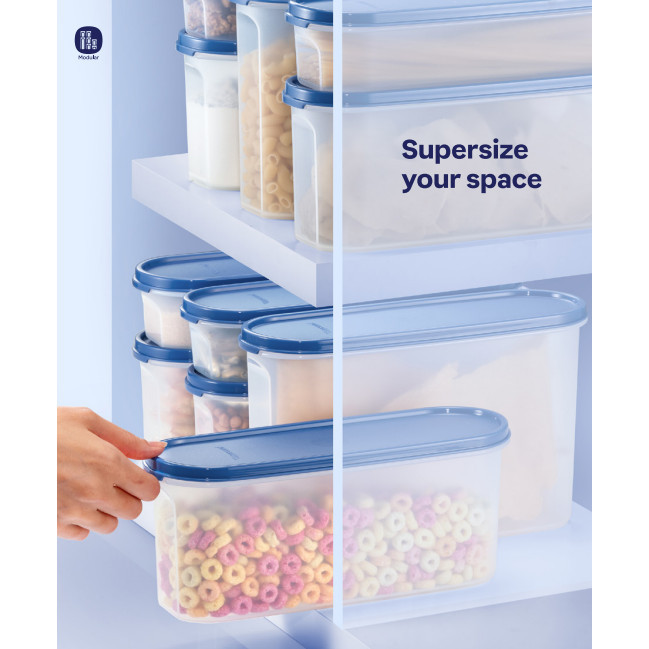New Tupperware Modular Mates Super Oval Set | Shopee Malaysia