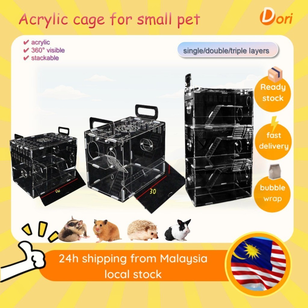 Beautiful view of Crystal Luxury Hamster Cage Offerings