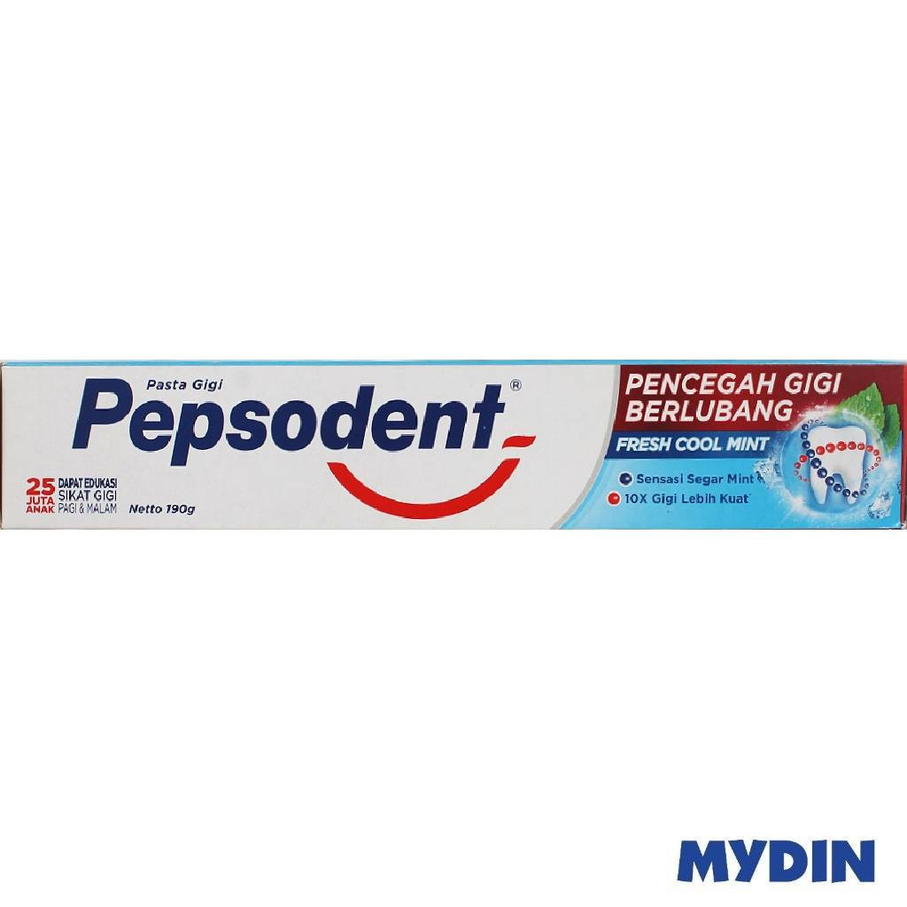 Pepsodent Toothpaste Fresh Cool Mint (190g) | Shopee Malaysia