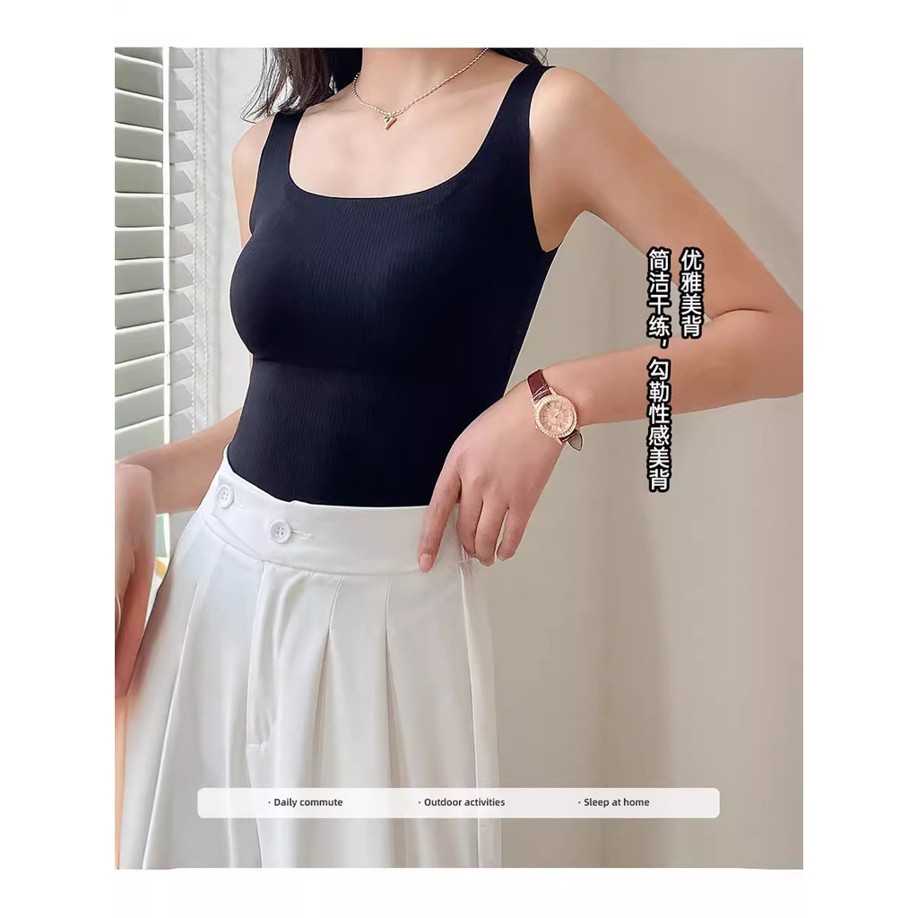 Summer Inner and Outer Wear One-Piece Seamless Anti-Sagging Wireless ...