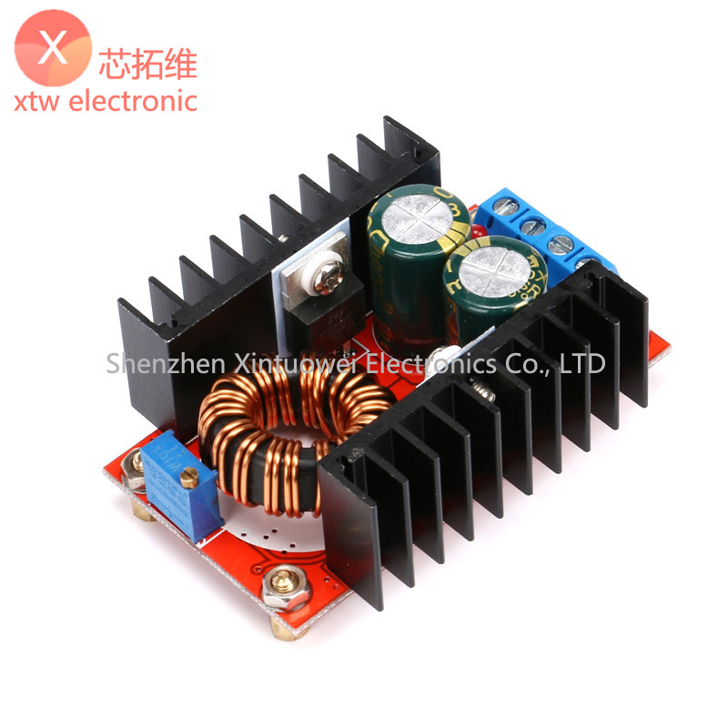 120W Boost Module DC-DC 10-32V to 35-60V Adjustable Boost and Voltage ...