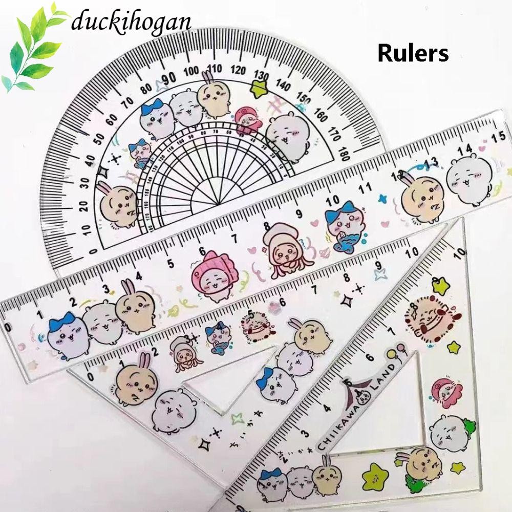 DUCKIHOGAN 1 Set Metric Ruler, Chiikawa Jiyikawa Plastic Measuring Too ...