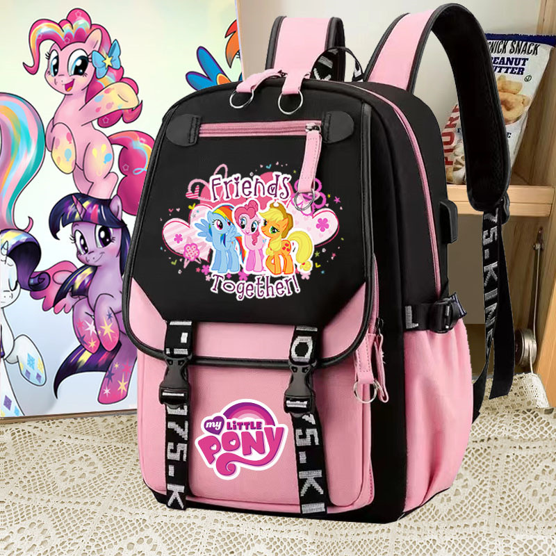 Cartoon Cartoon Backpack My Little Pony Schoolbag Student Campus Cute ...