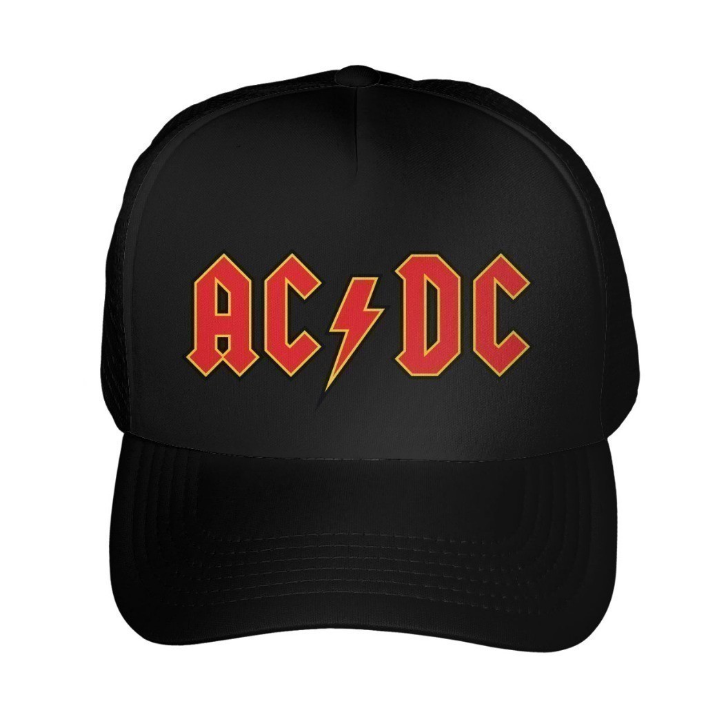 fashion ACDC 2024 Rock Band Snapback Adjustable Trucker Cap | Shopee ...