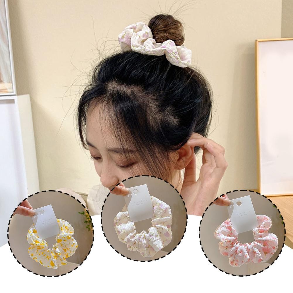 Lace Bow Streamer Large Intestine Hair Band Korean Knotted Intestine ...