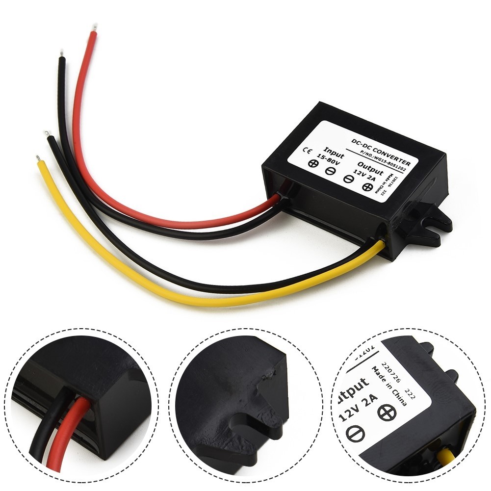 Convertitore DC Step Down 12V/24V A 9V 4A 36W - Alimentatore Regolatore Per Auto, Energia Solare, LED - 10