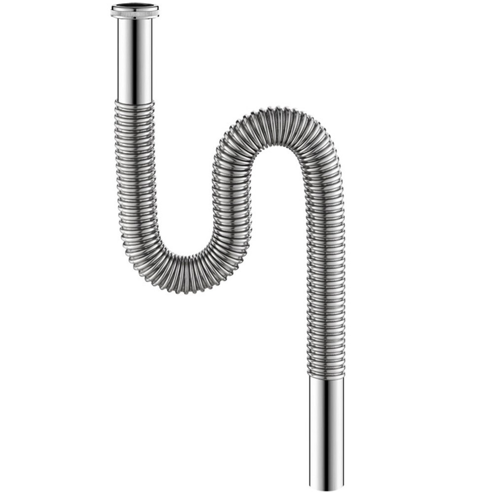 [WELV] Bathroom 80cm Stainless Steel Sink Siphon Waste Drain Flexible