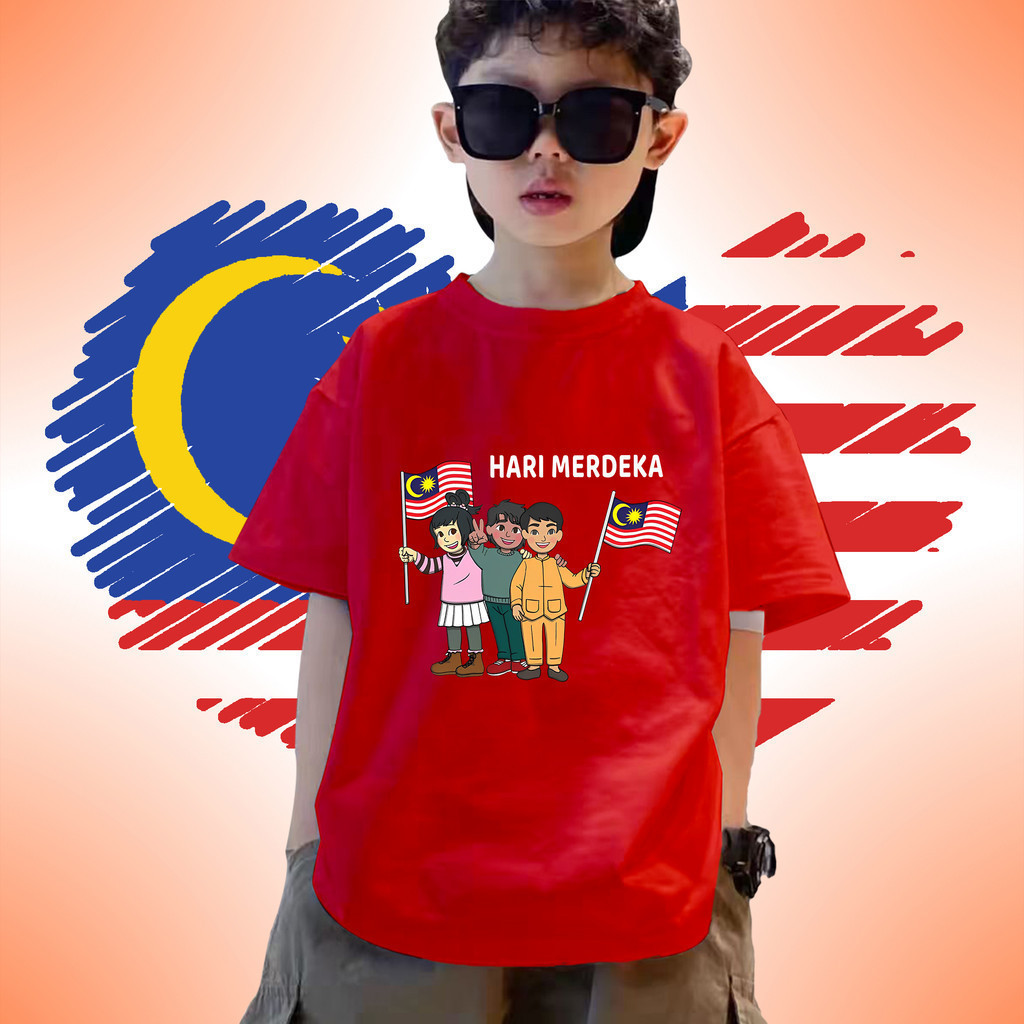 Baju Malaysia MADANI: Rakyat Disantuni 2025 Hari Merdeka Cotton Print ...