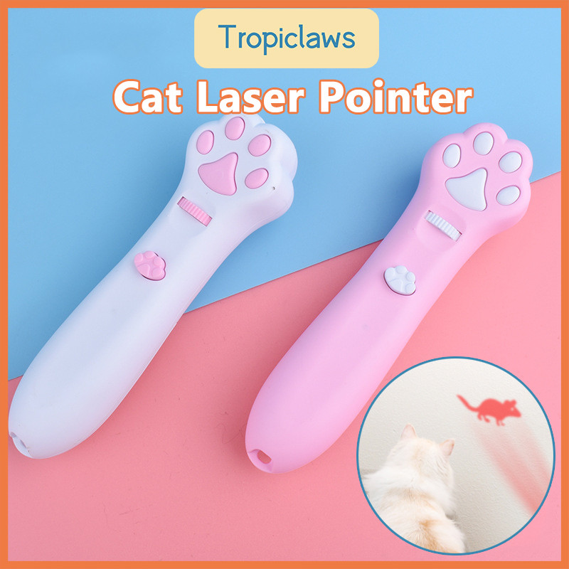 LED Cat Laser Pointer Pen Interactive Pet Toy Cat Catch Toys Battery ...